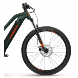 Rower elektryczny HAIBIKE ALLTRACK oliwkowy / pomarańczowy mat 2025