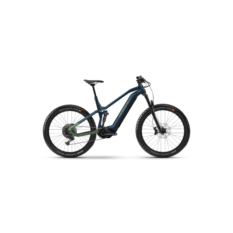 Rower elektryczny HAIBIKE ALLTRAIL 9 27.5 MTB Fully 720Wh niebieski / oliwkowy połysk 2023