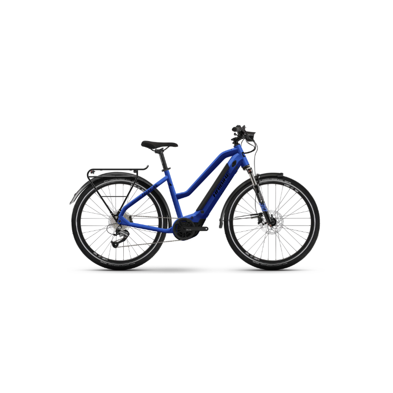 Rower elektryczny HAIBIKE Trekking 4 MID 500Wh niebieski mat 2022