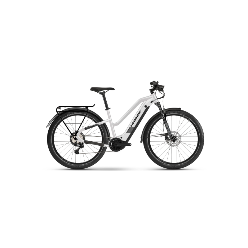 Rower elektryczny HAIBIKE Trekking 8 MID sparkling white 2021