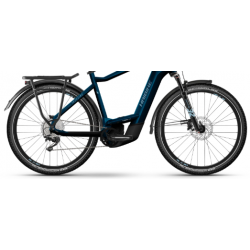 Rower elektryczny HAIBIKE Trekking 8 HIGH niebieski połysk 2023