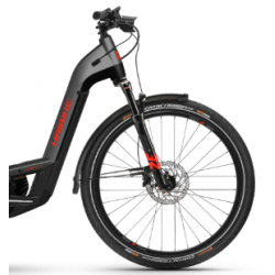 Rower elektryczny HAIBIKE Trekking 9 LOW 625Wh antracyt / czerwony 2022