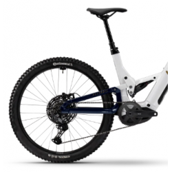 Rower elektryczny HAIBIKE ALLTRAIL 8 LOW 27.5 600Wh biały / niebieski / złoty połysk 2025