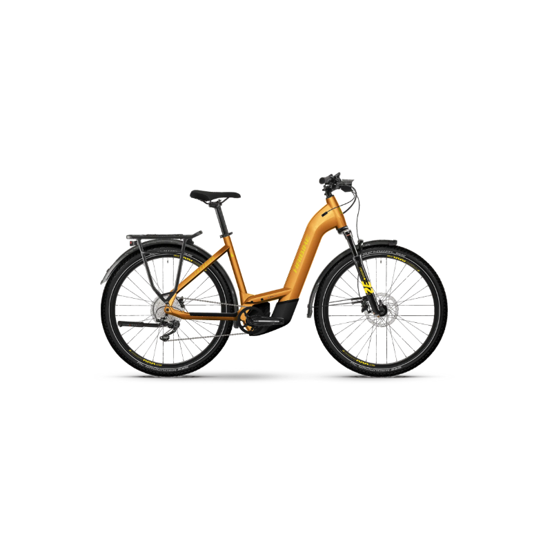 Rower elektryczny HAIBIKE Trekking 8 Low 750Wh metal lava / yellow gloss 2024