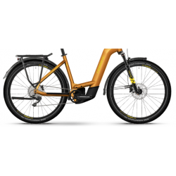 Rower elektryczny HAIBIKE Trekking 8 Low 750Wh metal lava / yellow gloss 2024