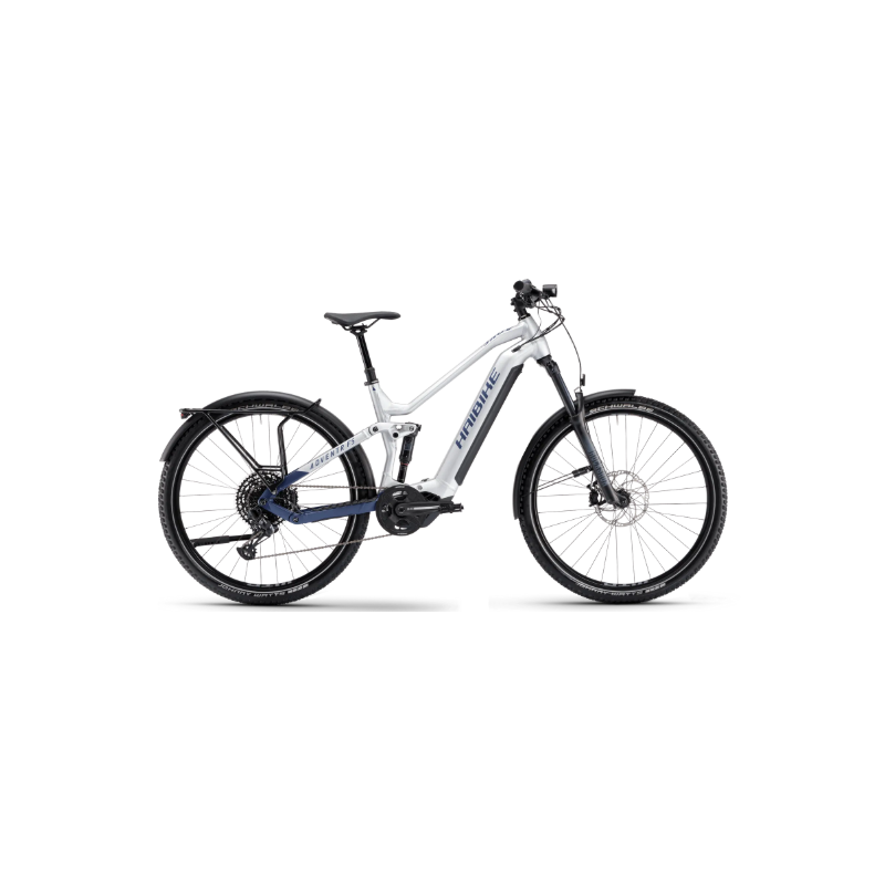 Rower elektryczny HAIBIKE Adventr FS 9 MTB Fully 720Wh srebrny / ciemny niebieski mat 2023