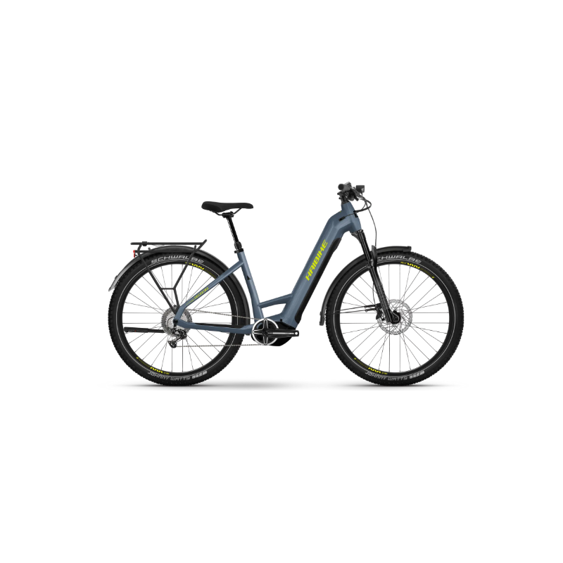 Rower elektryczny HAIBIKE Trekking 7.5 Low 720Wh blue slate  yellow gloss 2024