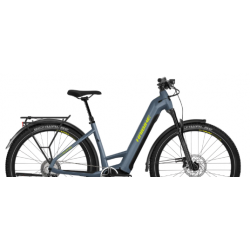 Rower elektryczny HAIBIKE Trekking 7.5 Low 720Wh blue slate  yellow gloss 2024