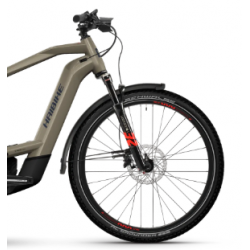 Rower elektryczny HAIBIKE Trekking 8 High 750Wh kawowy / czerwony / niebieski połysk 2024