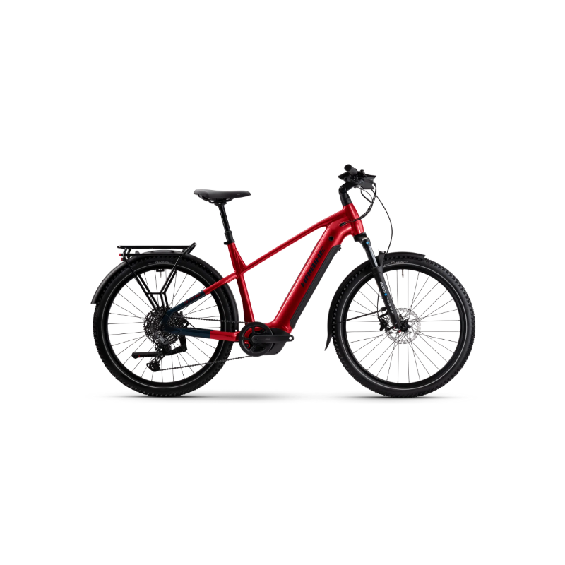 Rower elektryczny HAIBIKE Trekking 7 High 800Wh dynamite red / blue glossy 2025