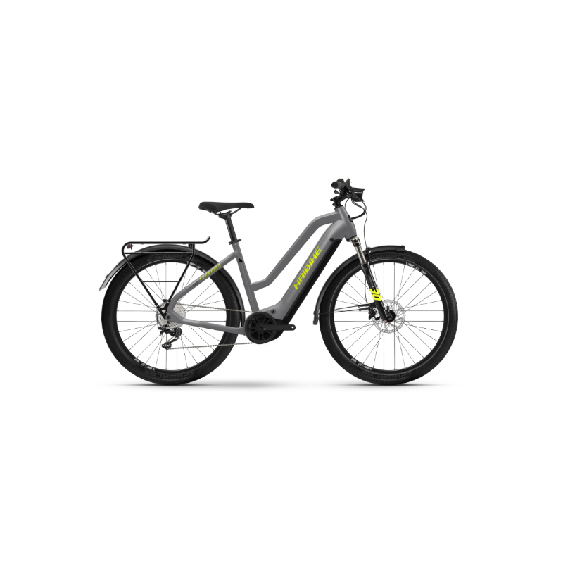 Rower elektryczny HAIBIKE Trekking 6 Mid 630Wh szary neon 2022