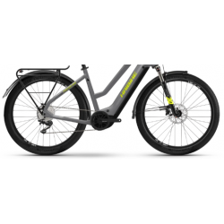 Rower elektryczny HAIBIKE Trekking 6 Mid 630Wh szary neon 2022