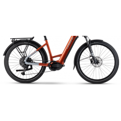 Rower elektryczny HAIBIKE Trekking 4 Low 720Wh orange / silver 2025