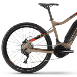 Rower elektryczny HAIBIKE SDURO HardSeven 4.0 MTB Hardtail piaskowy / czerwony / czarny 2020