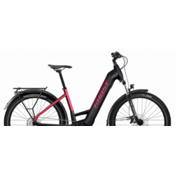 Rower elektryczny GHOST E-TERU UNIVERSAL EQ LOW 625Wh black / metallic rust red glossy 2024