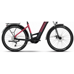 Rower elektryczny GHOST E-TERU UNIVERSAL EQ LOW 625Wh black / metallic rust red glossy 2024