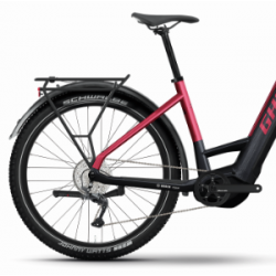 Rower elektryczny GHOST E-TERU UNIVERSAL EQ LOW 625Wh black / metallic rust red glossy 2024