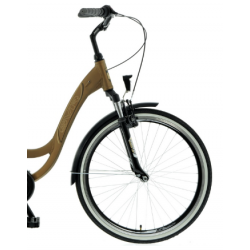 Rower miejski KANDS SVR 26 DISCOVERY brązowy mat 2024