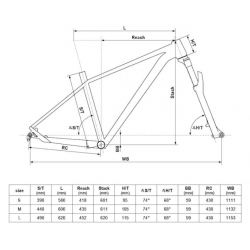 Rower górski KELLYS GATE 30 29" biały 2024