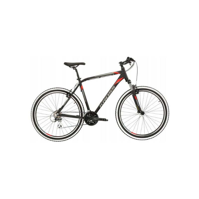 Rower górski KROSS ESPRIT 1 27.5" czarny / czerwony / grafitowy mat USZKODZONY LAKIERNICZO