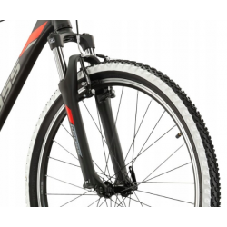 Rower górski KROSS ESPRIT 1 27.5" czarny / czerwony / grafitowy mat USZKODZONY LAKIERNICZO