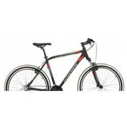 Rower górski KROSS ESPRIT 1 27.5" czarny / czerwony / grafitowy mat USZKODZONY LAKIERNICZO