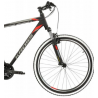 Rower górski KROSS ESPRIT 1 27.5" czarny / czerwony / grafitowy mat USZKODZONY LAKIERNICZO
