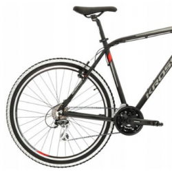 Rower górski KROSS ESPRIT 1 27.5" czarny / czerwony / grafitowy mat USZKODZONY LAKIERNICZO
