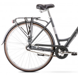 Romet Sonata Classic 28 grafitowy + koszyk 2022