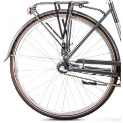 Romet Sonata Classic 28 grafitowy + koszyk 2022