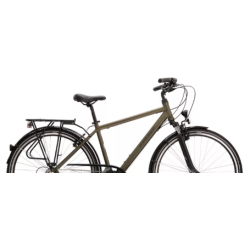 Rower trekkingowy KROSS TRANS 2.0 khaki / czarny 2024