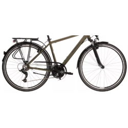 Rower trekkingowy KROSS TRANS 2.0 khaki / czarny 2024