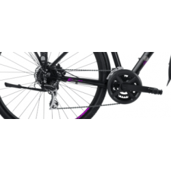 Rower crossowy TABOU 28 FLOW 2.0 EQ czarny / różowy 2025