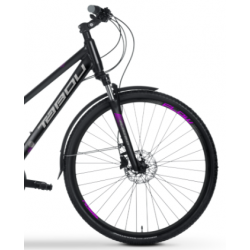 Rower crossowy TABOU 28 FLOW 2.0 EQ W czarny / różowy