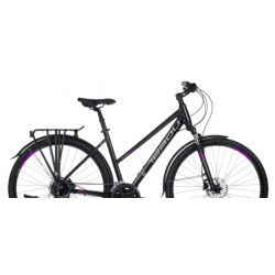 Rower crossowy TABOU 28 FLOW 2.0 EQ W czarny / różowy