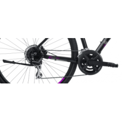 Rower crossowy TABOU 28 FLOW 2.0 W black / rubine