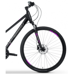 Rower crossowy TABOU 28 FLOW 2.0 W black / rubine