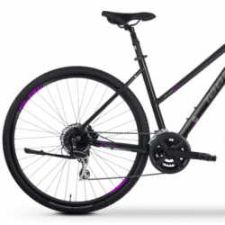 Rower crossowy TABOU 28 FLOW 2.0 W black / rubine