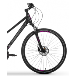 Rower crossowy TABOU 28 FLOW 5.0 W black / rubine