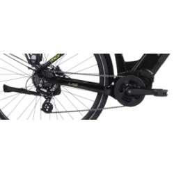 Rower elektryczny TABOU 28 MONO UP 1.0 black / lime 2025