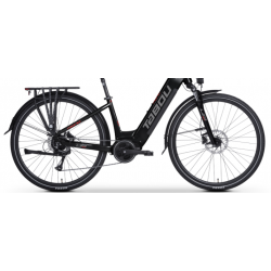 Rower elektryczny TABOU 28 MONO UP 2.0 czarny / czerwony 2025