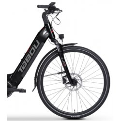 Rower elektryczny TABOU 28 MONO UP 2.0 czarny / czerwony 2025