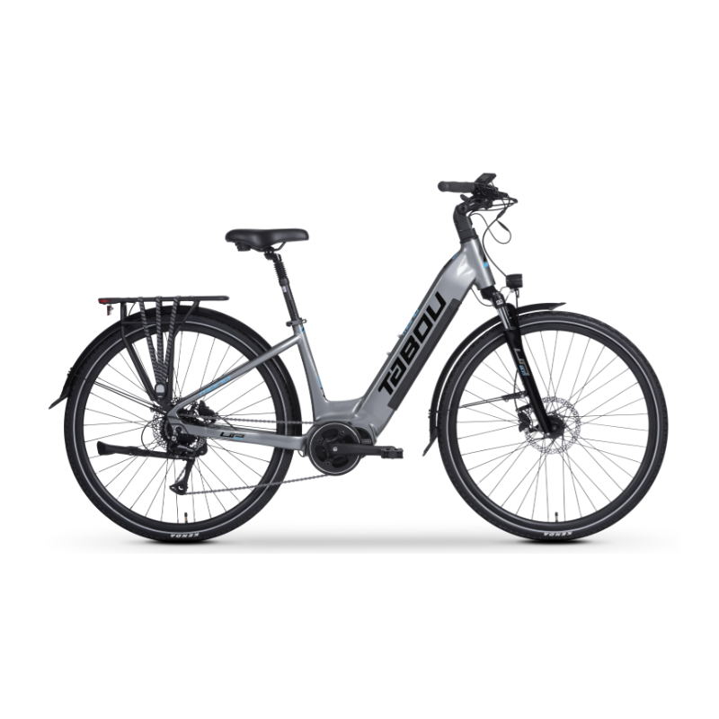 Rower elektryczny TABOU 28 MONO UP 2.0 steel / blue 2025