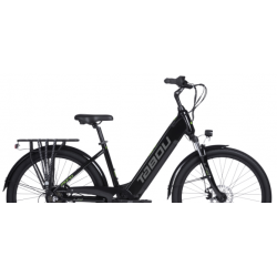 Rower elektryczny TABOU 28 MONO UP ECO czarny / zielony 2025