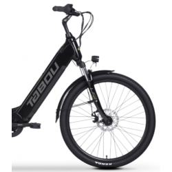 Rower elektryczny TABOU 28 MONO UP ECO czarny / zielony 2025