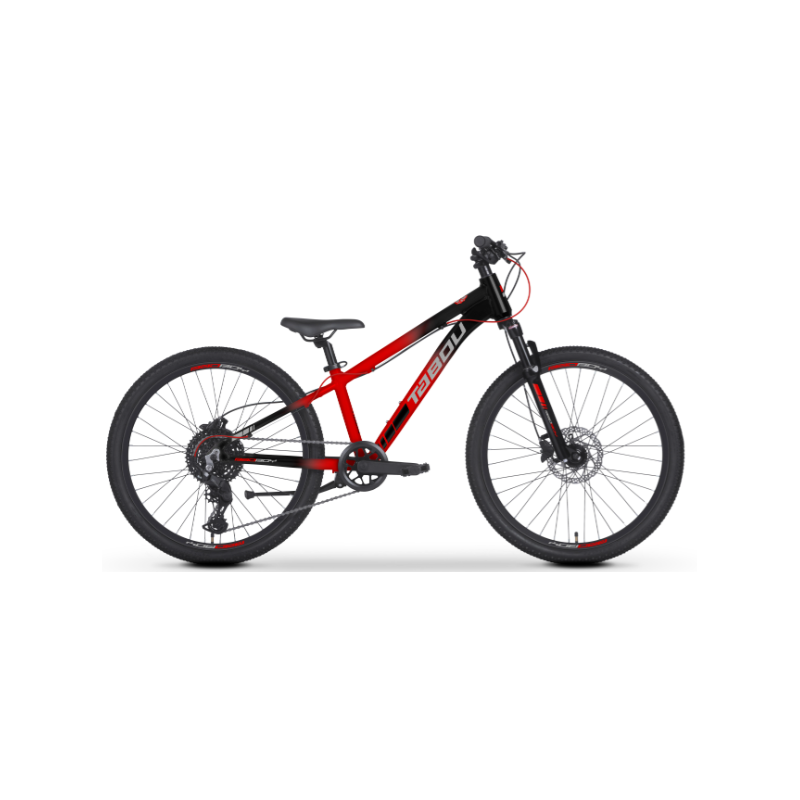 Rower młodzieżowy TABOU 24 BADBOY 2.0 red / black