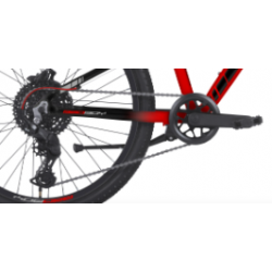 Rower młodzieżowy TABOU 24 BADBOY 2.0 red / black