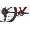 Rower młodzieżowy TABOU 24 BADBOY 2.0 red / black