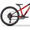 Rower młodzieżowy TABOU 24 BADBOY 2.0 red / black