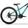 Rower młodzieżowy TABOU 24 SUPERGIRL 1.0 black / turq